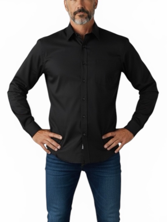 Eddie Bauer Other - Eddie Bauer Black long sleeve button up men's shirt size XL tall.